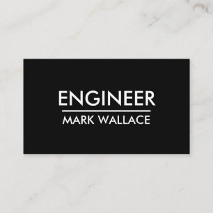 Einfacher Ingenieur Visitenkarte