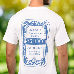 Einfacher Junggesellenabschied Angelsachen Typen W T-Shirt