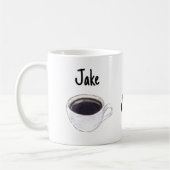 Einfacher Kaffee Lover Kaffeetasse (Links)