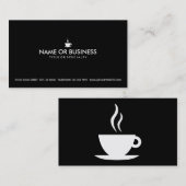 einfacher Kaffee Visitenkarte (Vorne/Hinten)