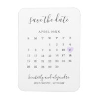 Einfacher Kalender Pastell-Lila Herz Termin vormer