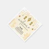 einfacher kalligraphischer Empfang Ramadan Serviette (Ecke)