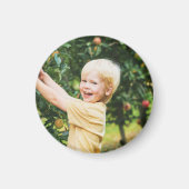 Einfacher Kinderfoto-Magnet Magnet (Vorne)