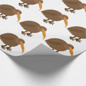 Einfacher KIWI Vogel Geschenkpapier (Ecke)
