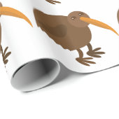 Einfacher KIWI Vogel Geschenkpapier (Rolleneckpunkt)