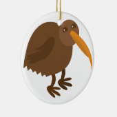 Einfacher KIWI Vogel Keramik Ornament (Rechts)