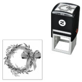 Einfacher Kranzstempel Permastempel (Beispiel)