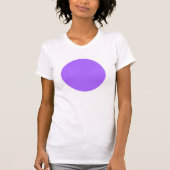 Einfacher Kreis - Blaues Violett T-Shirt (Vorderseite)
