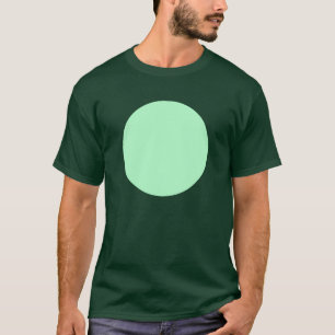 Einfacher Kreis - Ghost grün T-Shirt
