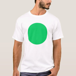 Einfacher Kreis - hellgrün T-Shirt