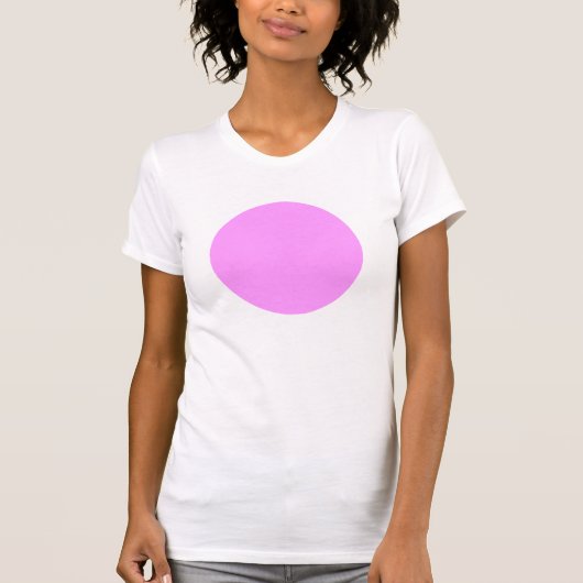 Einfacher Kreis - Leichtes Violett T-Shirt (Vorderseite)