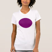 Einfacher Kreis - Plum T-Shirt (Vorderseite)