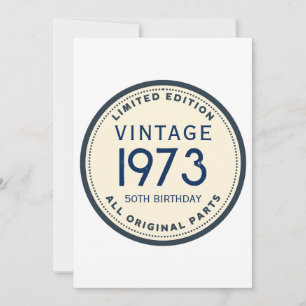 EINFACHER KUNSTWERK AM GEBURTstag Einladung
