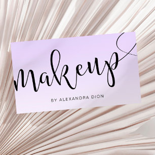 Einfacher Lavendel mit handgeschriebenen Skripten Visitenkarte