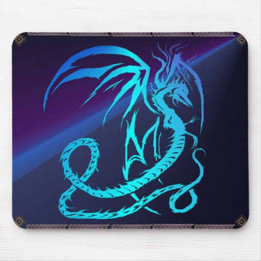 Einfacher Lebewesen-Elektrischer Drache Mousepad (Vorne)