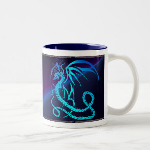 Einfacher Lebewesen-Elektrischer Drache Zweifarbige Tasse