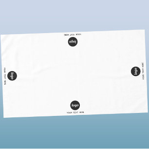 Einfacher Logo-Text Geschäftsförderungs-Messe Tischdecke