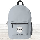 Einfacher Logo Text Werbeaktion Blue Bedruckter Rucksack