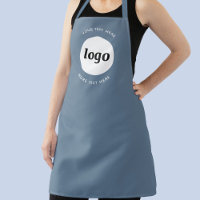 Einfacher Logo Text Werbeaktion Blue Gray
