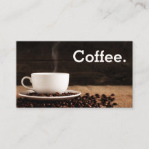 Einfacher Loyalitätscup und Bohnen-Lochkarte