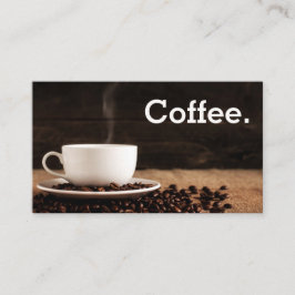 Einfacher Loyalitätscup und Bohnen-Lochkarte Treuekarte