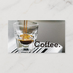 Einfacher Loyalitätscup und Kaffeekarte für Bohnen Treuekarte
