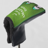 Einfacher lustiger Vater's Day Custom Best Putter Golf Headcover (3/4 Vorderseite)