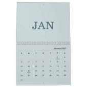 Einfacher Luxus Design Kalender (Jan 2027)