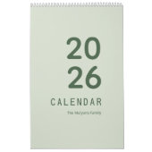 Einfacher Luxus-Kalender Kalender (Titelbild)