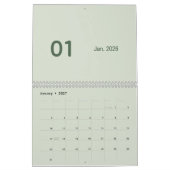 Einfacher Luxus-Kalender Kalender (Jan 2027)