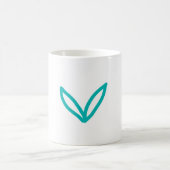 einfacher maßgeschneiderter bunter blauer Glitter- Kaffeetasse (Mittel)