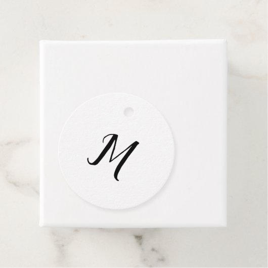EINFACHER MINIMAL MONOGRAM ELEGANTER SCHLÜSSELANHÄ GESCHENKANHÄNGER (Beispiel)