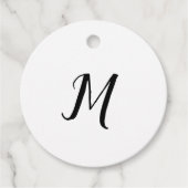 EINFACHER MINIMAL MONOGRAM ELEGANTER SCHLÜSSELANHÄ GESCHENKANHÄNGER (Vorderseite)