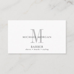 Einfacher minimaler Barbier-Hairstylist Visitenkarte