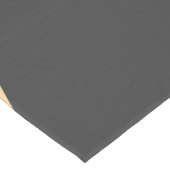 Einfacher minimaler Pfirsich, Koralle u. schwarzes Kurzer Tischläufer (Ecke)