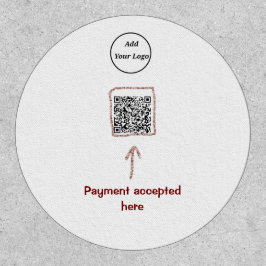 Einfacher minimaler q r Code Hinzufügen Logo-Scan-