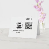 Einfacher minimaler q r Code Hinzufügen Logo Scan- (Orchidee)