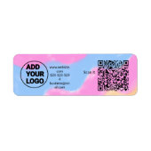 Einfacher minimaler q r Code Hinzufügen Logo Scan- (Vorne)