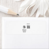 Einfacher minimaler q r Code Hinzufügen Logo Scan- (Insitu)