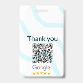 Einfacher minimaler q r Code Hinzufügen Logo Scan- Ausweis (Back)