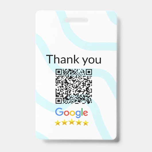 Einfacher minimaler q r Code Hinzufügen Logo Scan- Ausweis (Front)