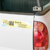 Einfacher minimaler q r Code Hinzufügen Logo Scan- Autoaufkleber (Auf Lkw)