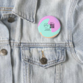 Einfacher minimaler q r Code Hinzufügen Logo Scan- Button (Beispiel)