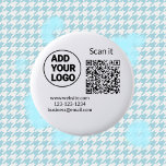 Einfacher minimaler q r Code Hinzufügen Logo Scan- Button<br><div class="desc">Entwurf</div>