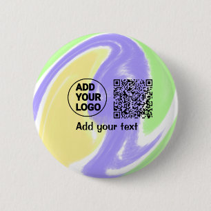 Einfacher minimaler q r Code Hinzufügen Logo-Scan- Button
