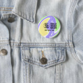 Einfacher minimaler q r Code Hinzufügen Logo-Scan- Button (Beispiel)