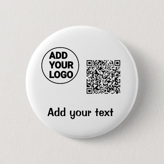 Einfacher minimaler q r Code Hinzufügen Logo-Scan- Button (Vorderseite)