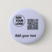 Einfacher minimaler q r Code Hinzufügen Logo-Scan- Button (Vorderseite)