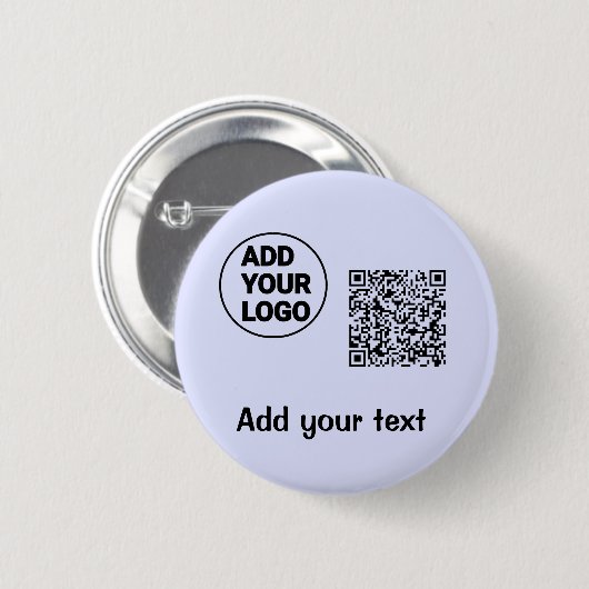 Einfacher minimaler q r Code Hinzufügen Logo-Scan- Button (Vorne & Hinten)