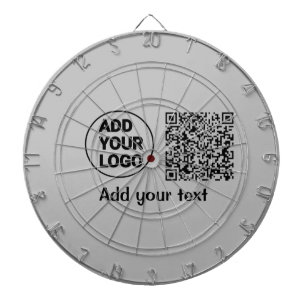 Einfacher minimaler q r Code Hinzufügen Logo-Scan- Dartscheibe
